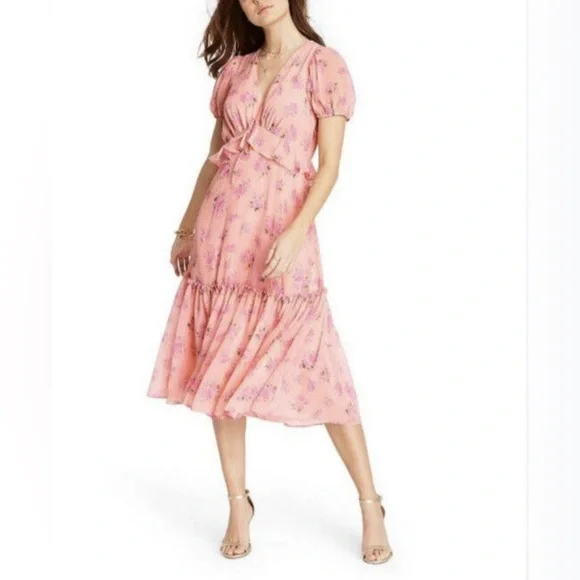 LoveShackFancy For Target Pink/Peachy Fleur Dress Size 2 - Picture 14 of 14